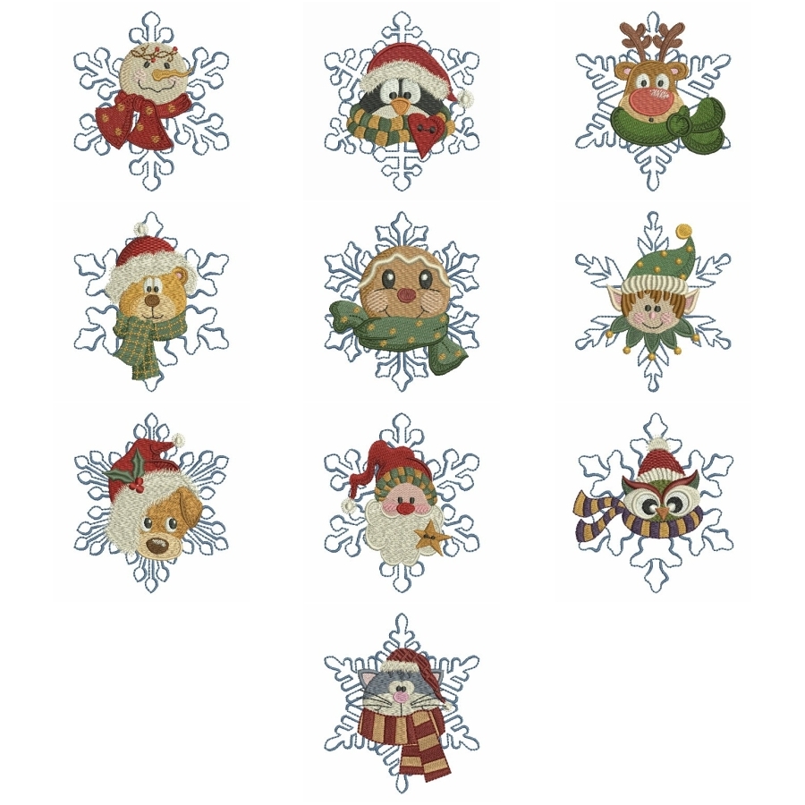 Christmas Friend Snowflakes