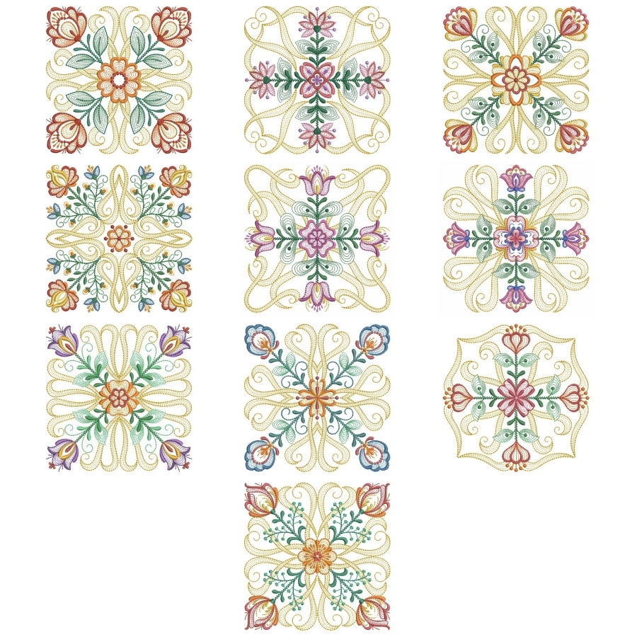 Rippled FLowers Quilts