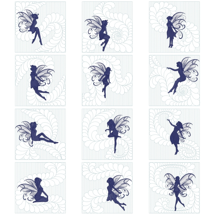 Trapunto Fairy Quilts