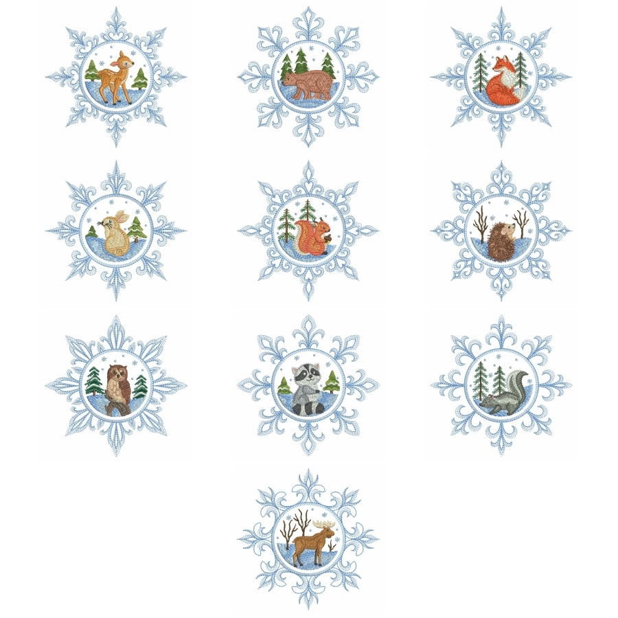 Winter Woodland Animals