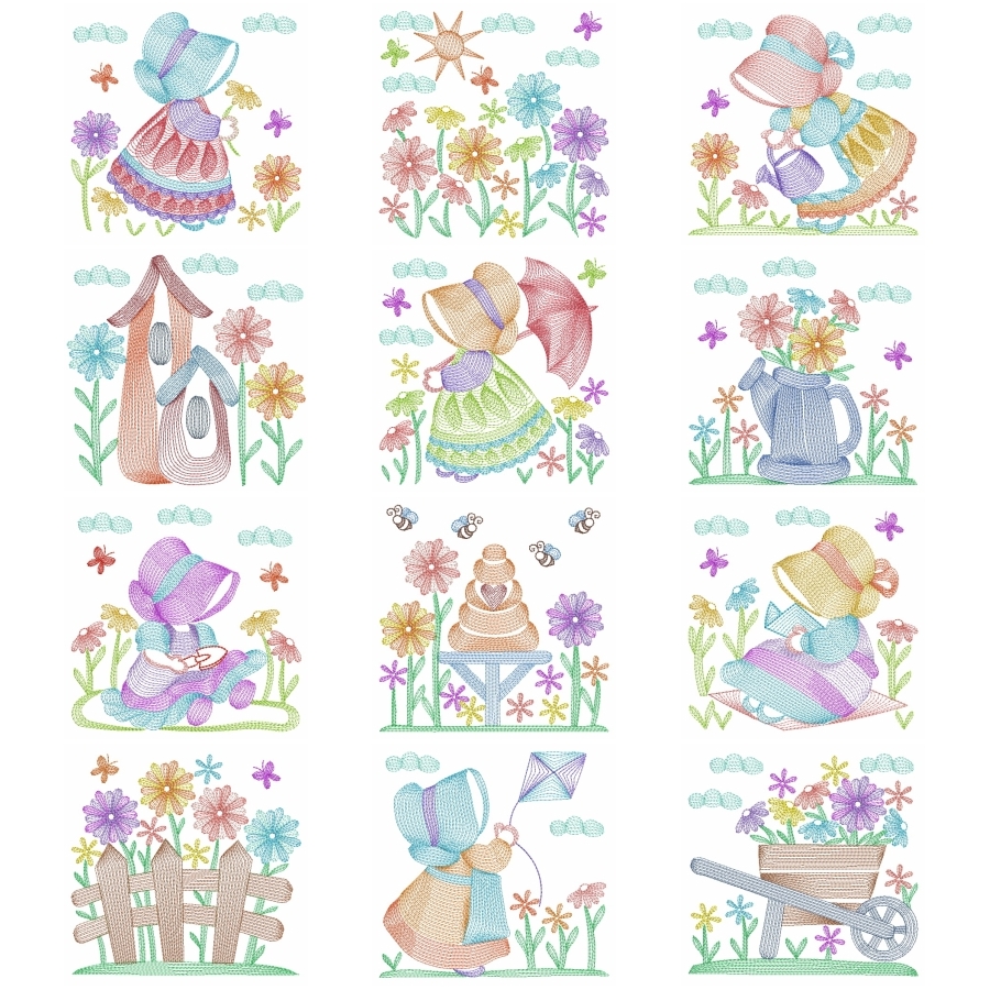 Sunbonnet Sue Quilt