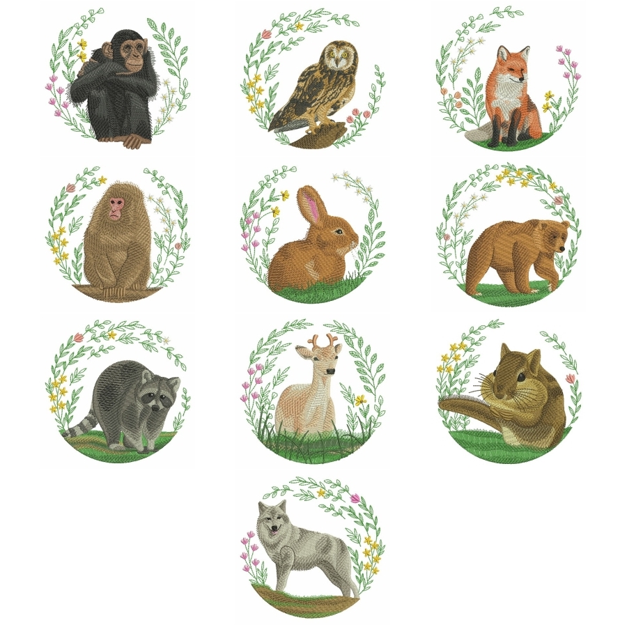 Realistic Woodland Animals