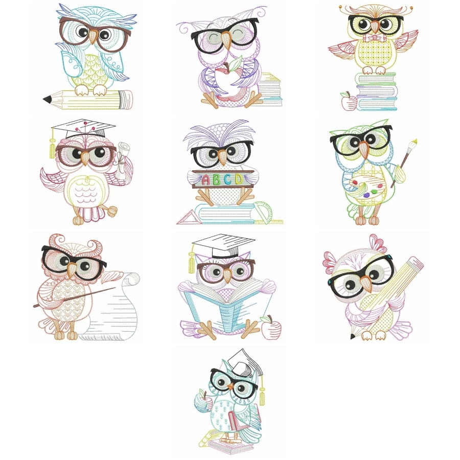 Back to School Owls