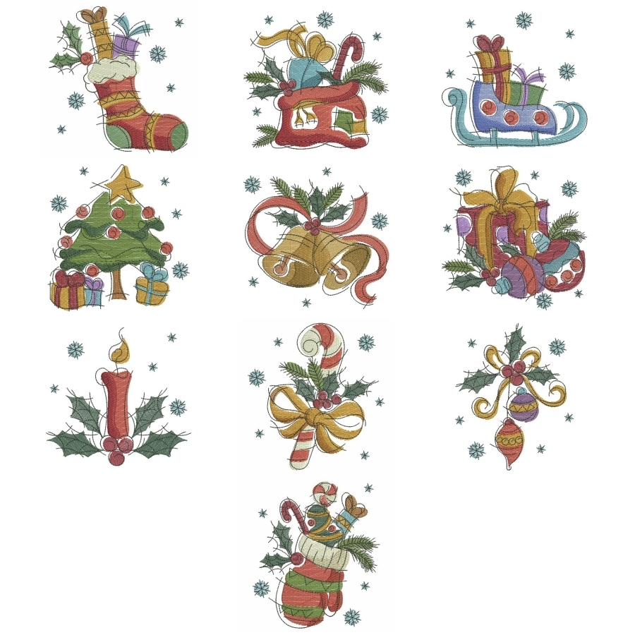 Folk Art Fancy Christmas