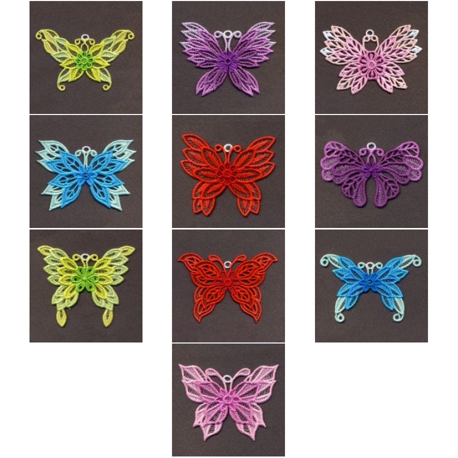 FSL Butterfly Ornaments 4 