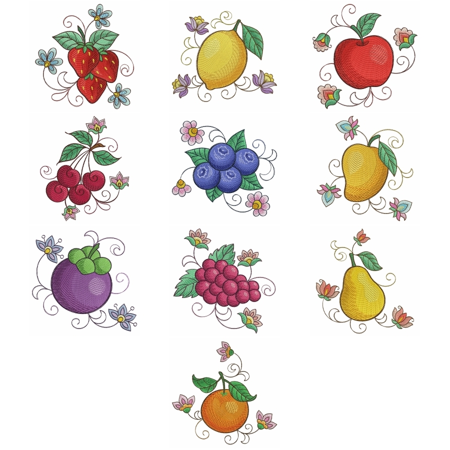Watercolor Fruit 2