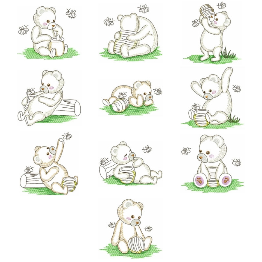 Vintage Chubby Bears