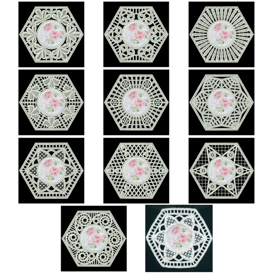 Lace Applique Doily
