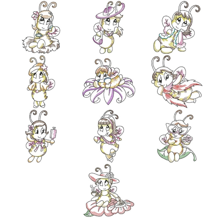 Vintage Cute Bees