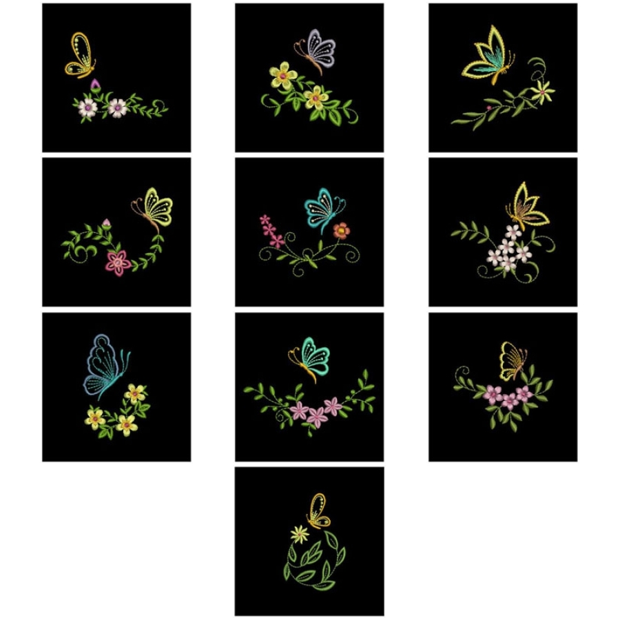 Floral Butterflies 3
