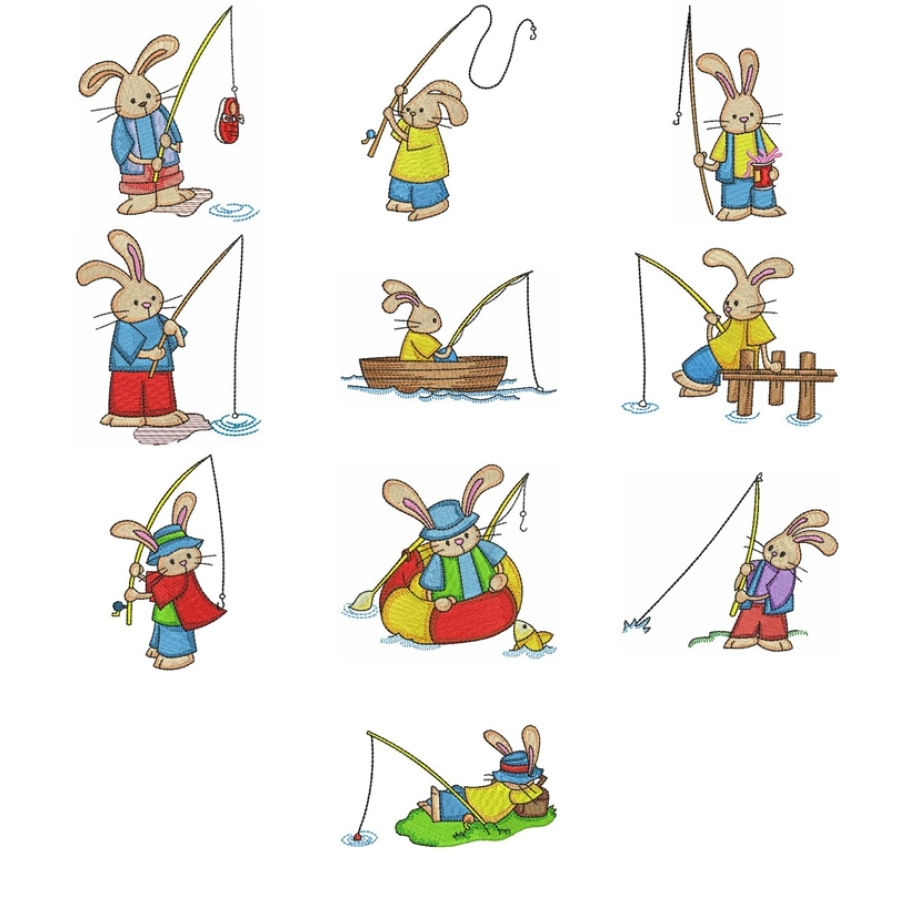 Fishing Bunnies