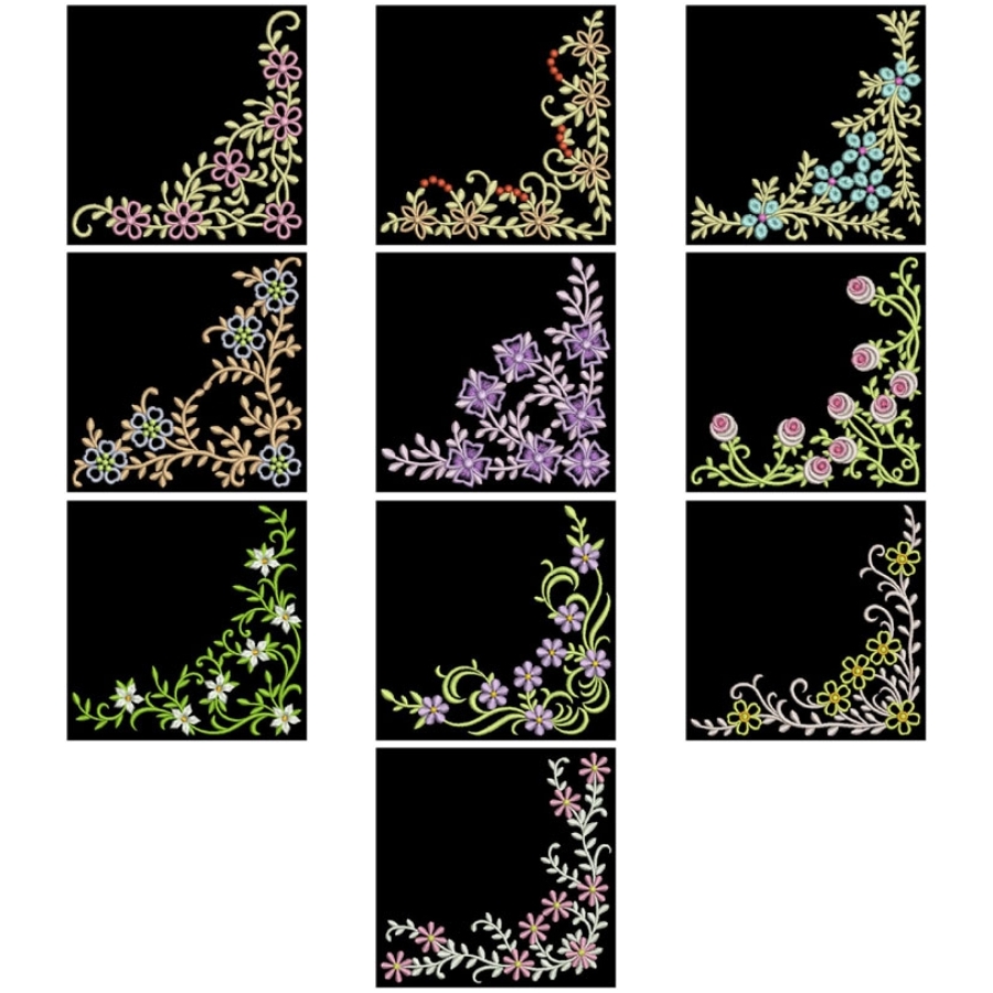 Elegant Flower Corners 3