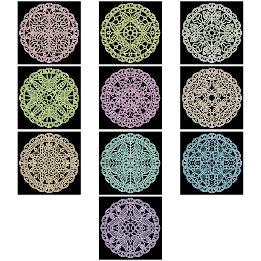FSL Butterfly Doily