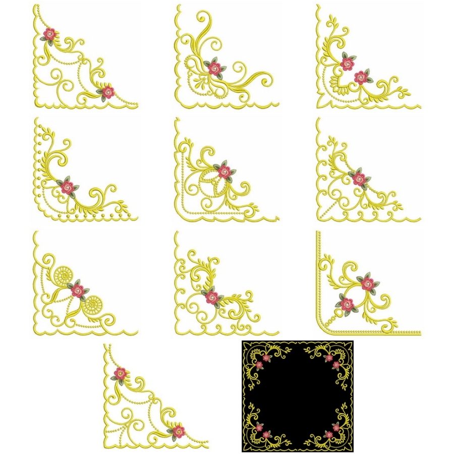 Decorative Rose Corner