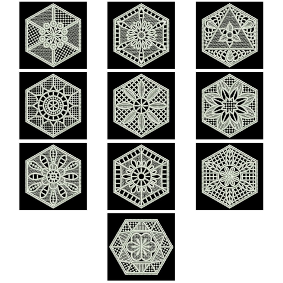 FSL Hexagon Doilies