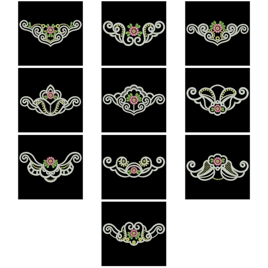 Flower Decor Border