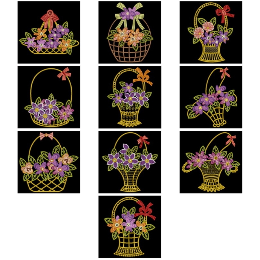 Elegant Flower Baskets