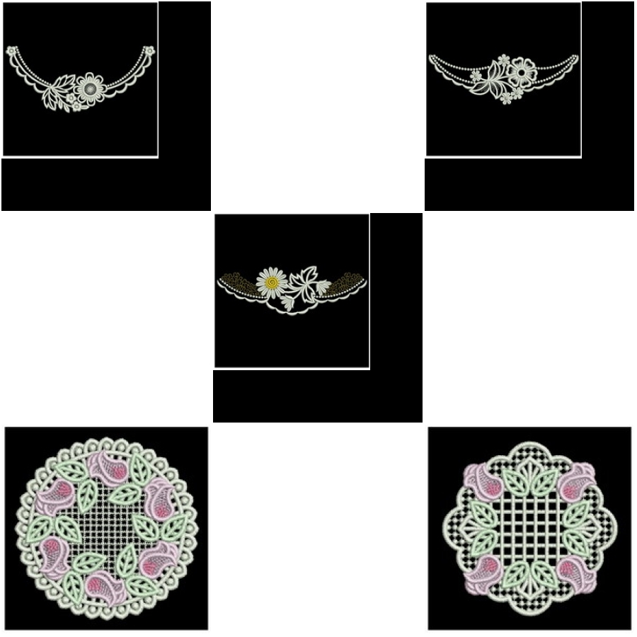 FSL Rose Doily 2