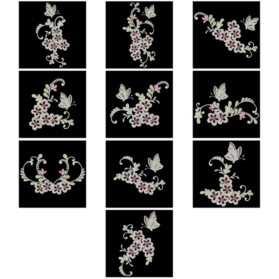 Swirly Butterflies 4