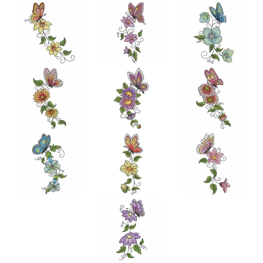 Butterfly On Flowers