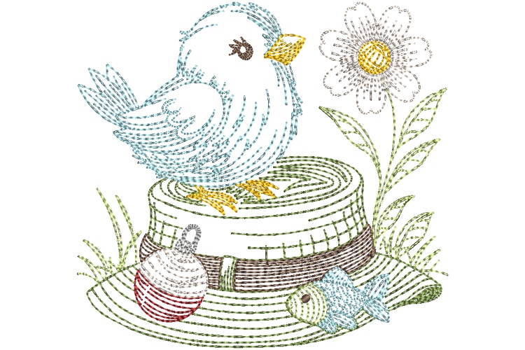 Fisherman Hat & Bluebird