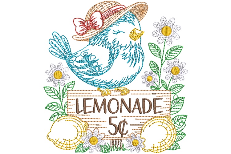 Summer Lemonade Bluebird