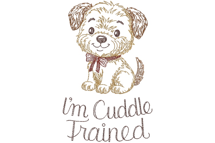 Cuddle Trained Puppy Dog