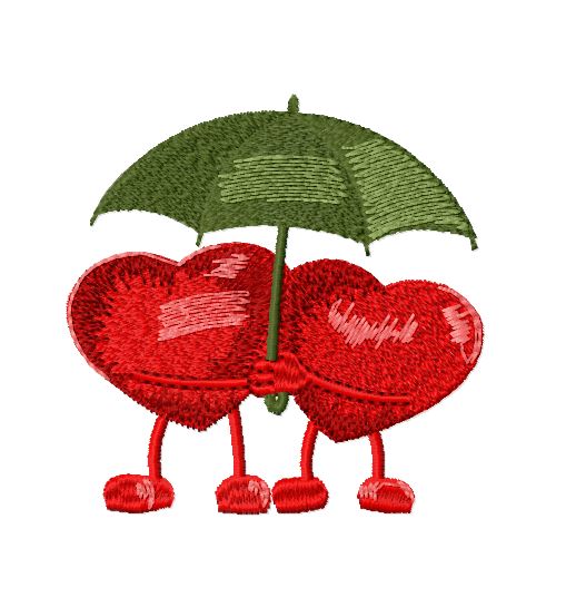 Heart, couple, love, children, umbrella, baby, home decor