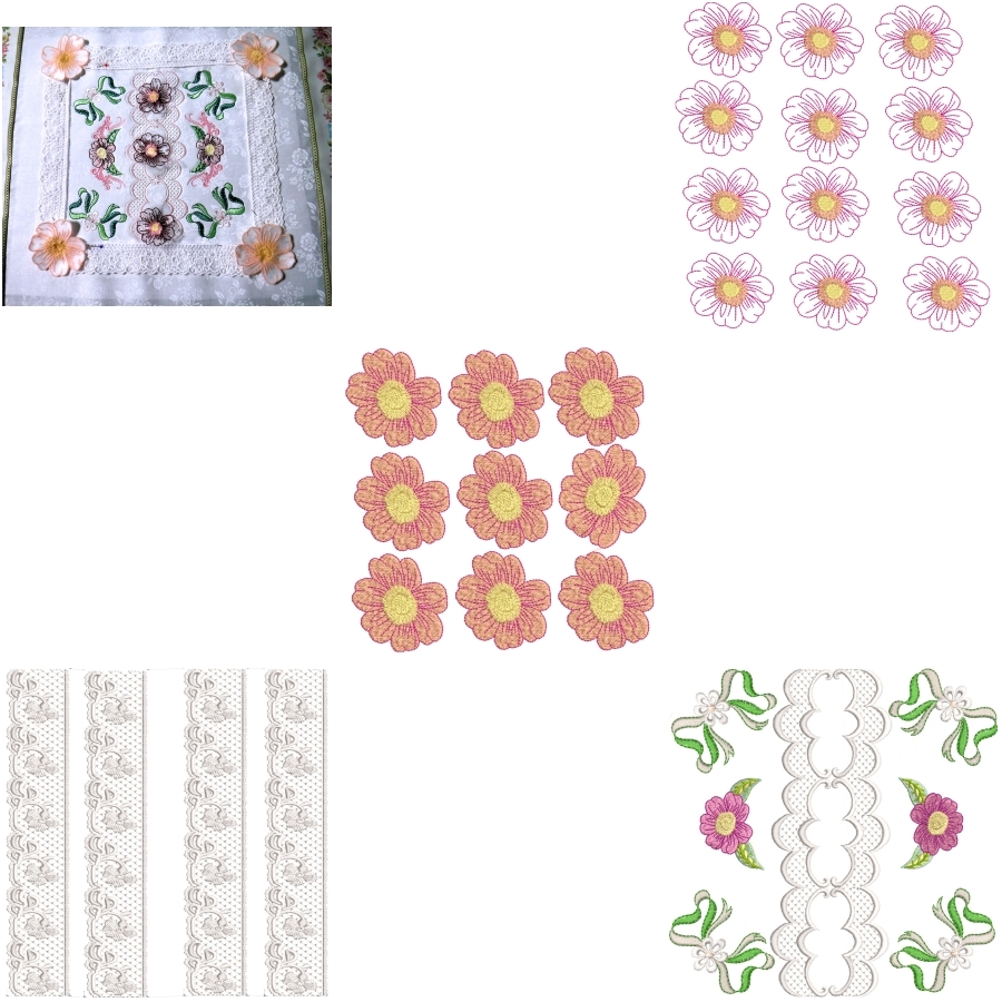 Paradise Petals 1 - Mystery Block of the Month