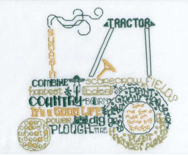 Lets Tractor Satin Stitch -3