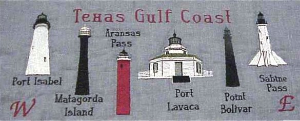 Gulf Lighthouse Stamps-15
