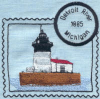 Michigan Postmarks Michigan 4 Lighthouse Stamps