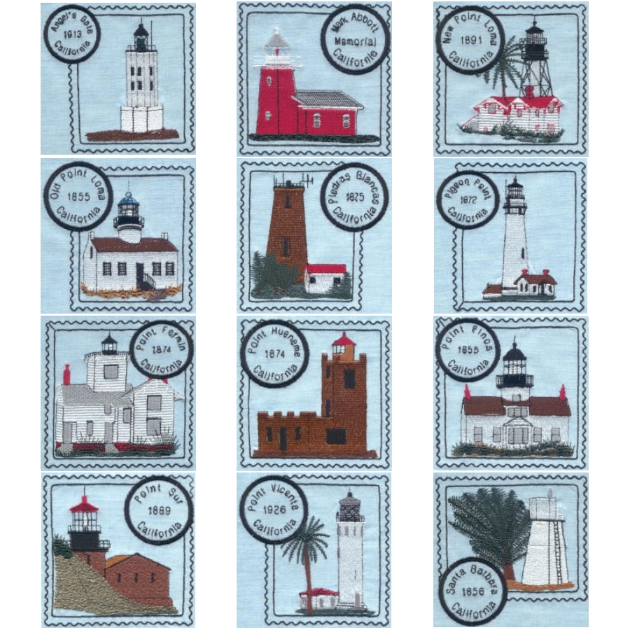 Southern California Lighthouse Stamps