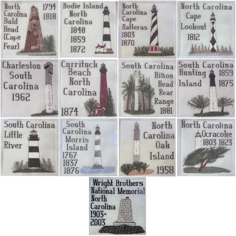 The Carolinas Lighthouse Blocks