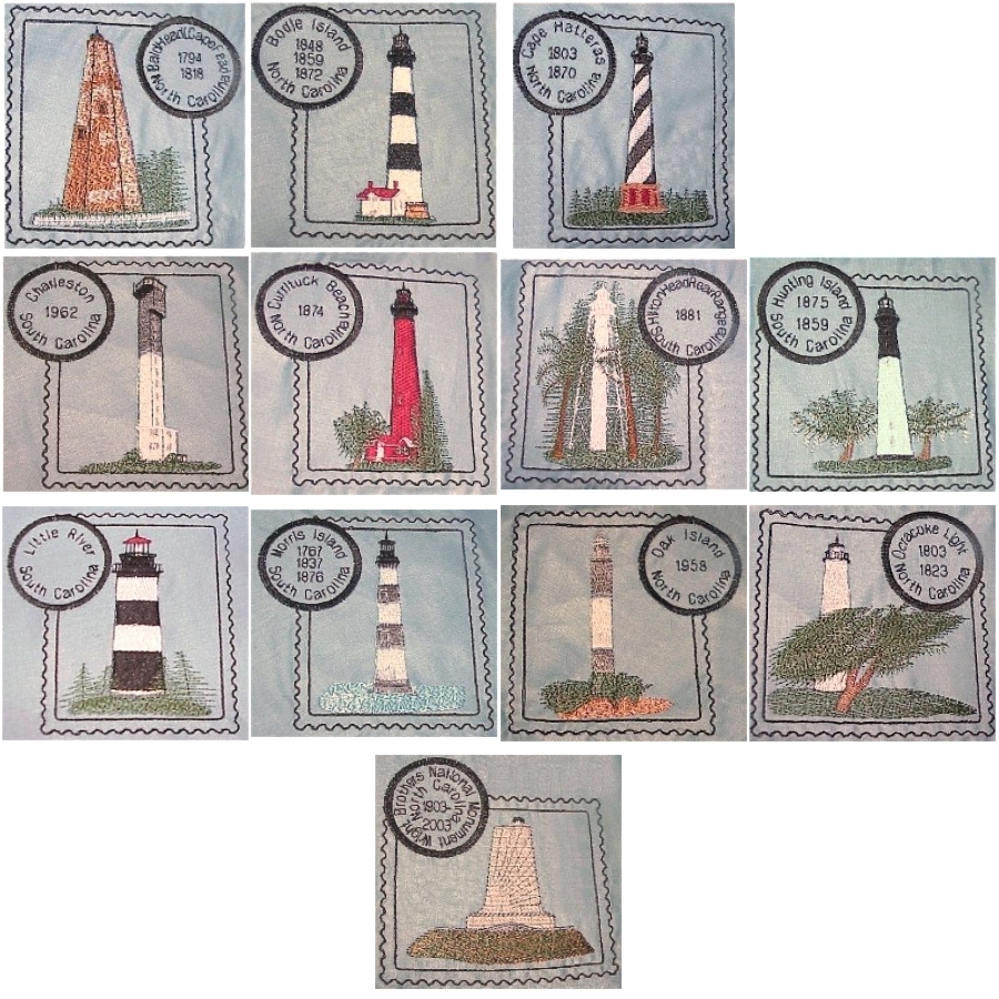 The Carolina Lighthouse Stamps