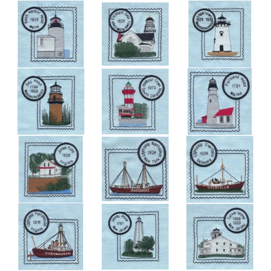 Atlantic Lighthouse Stamps 2