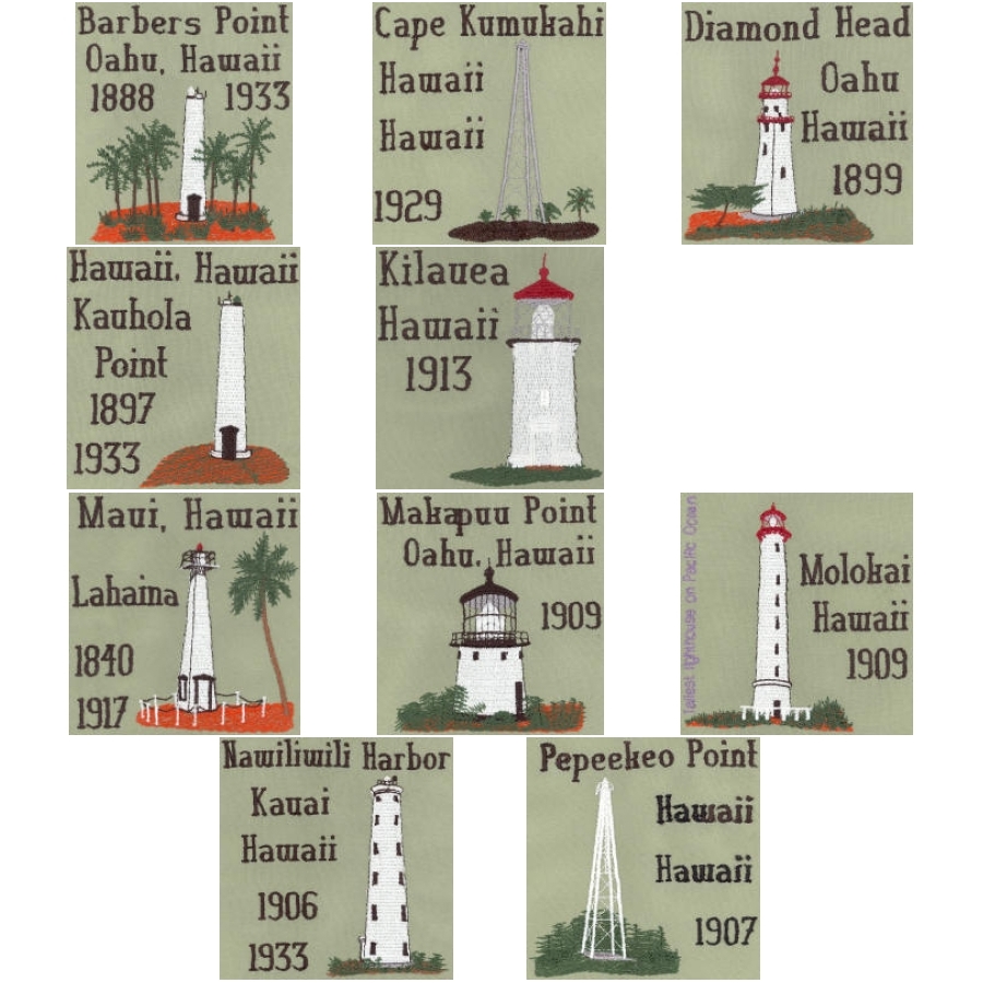 Hawaii Lighthouse Blocks
