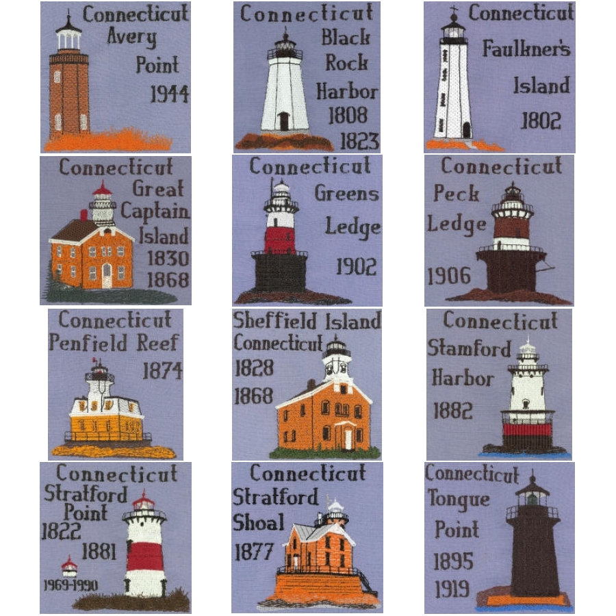 Connecticut Lighthouse blocks