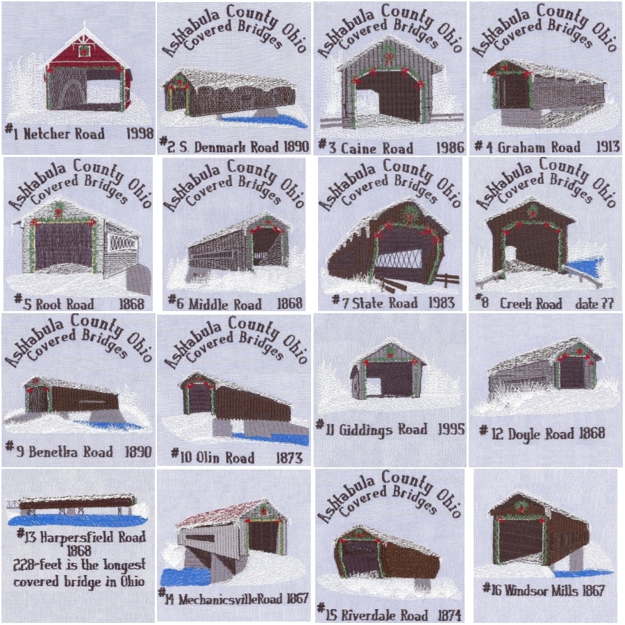 Christmas Covered Bridges<br>Of Ashtabula County Ohio