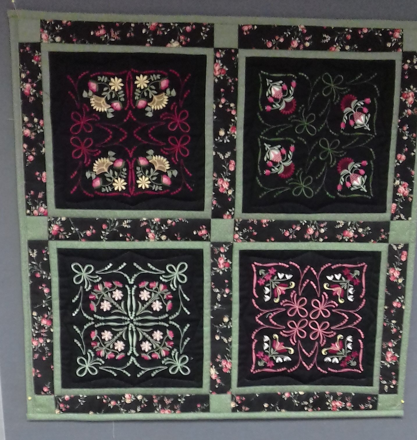 Floral Quilt Blocks Large -3