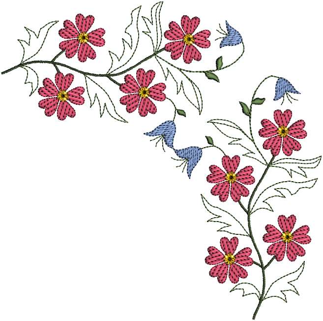 Daisies and Bluebells-6