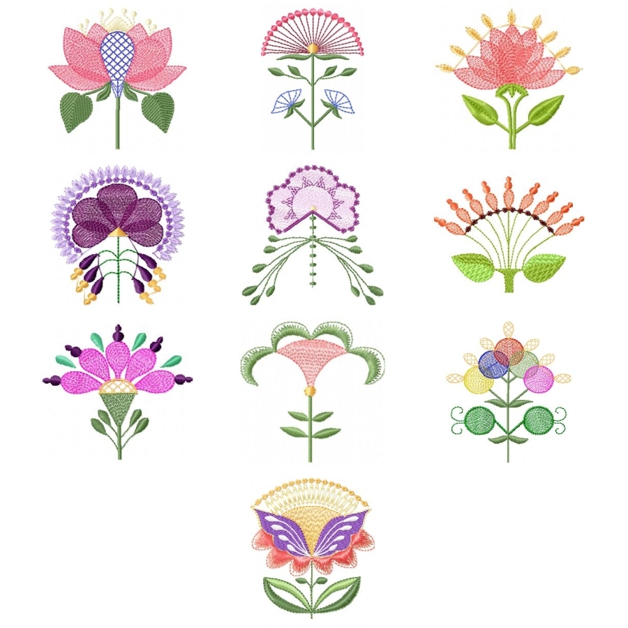 Just Geometric Flowers 