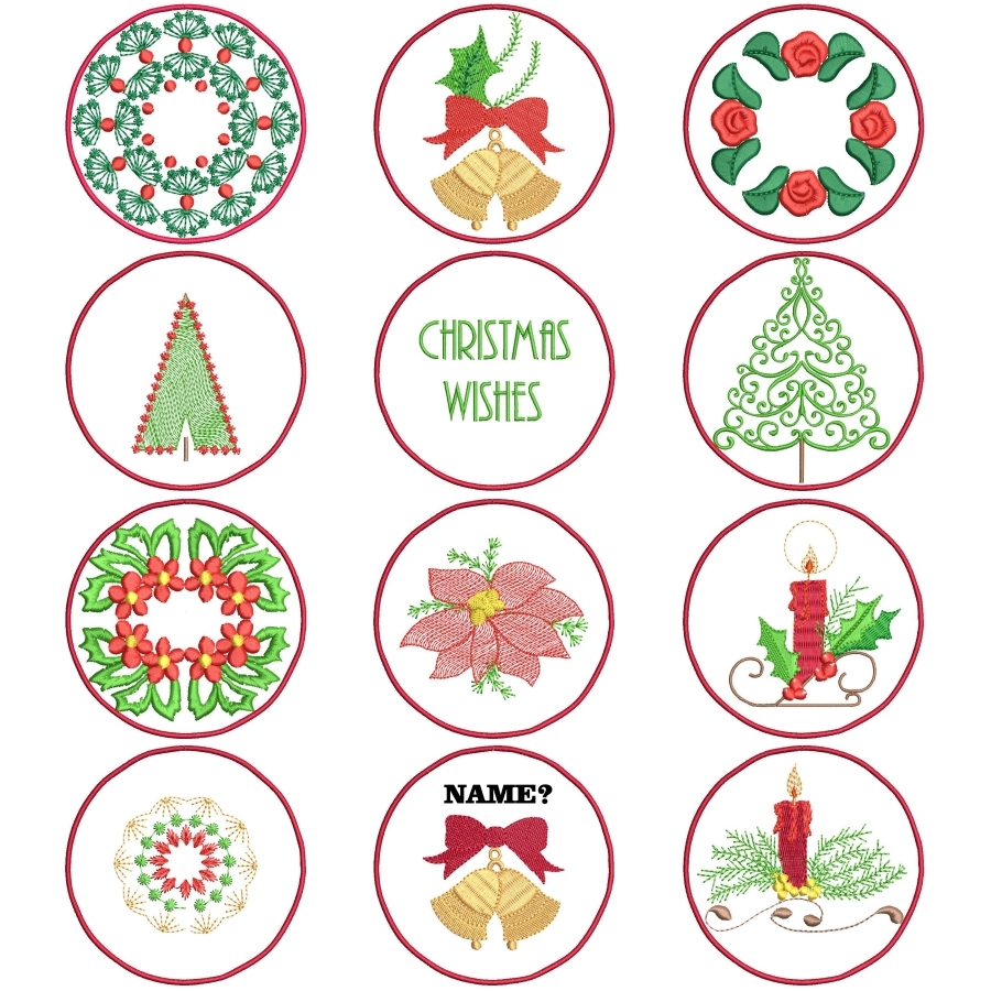 Christmas Coasters 