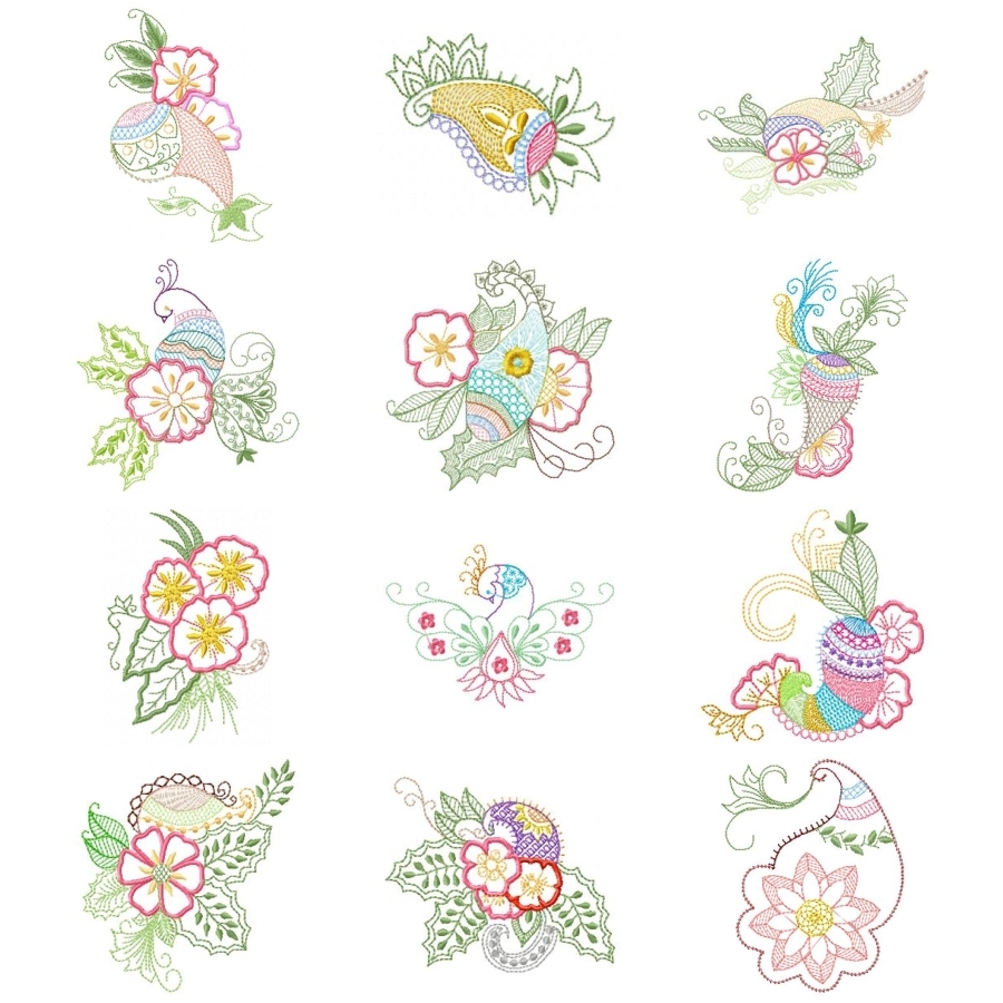 Henna Designs in Colour | OregonPatchWorks