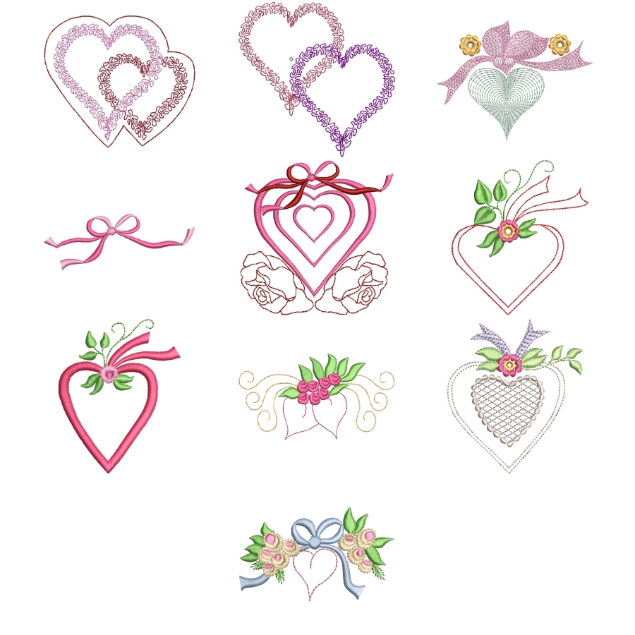 Bows and Hearts 