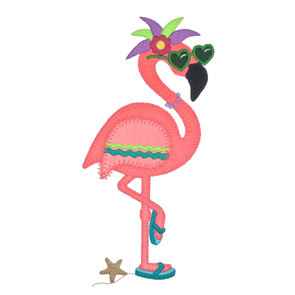 Beach Flamingo 2