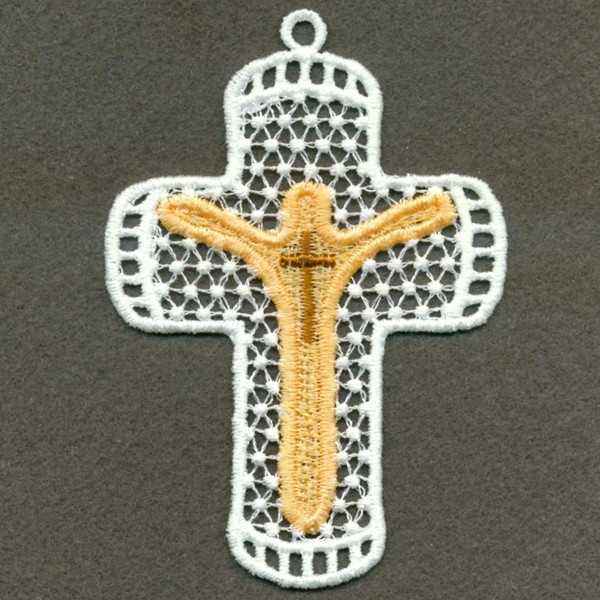 FSL Crosses Ornaments 3-4