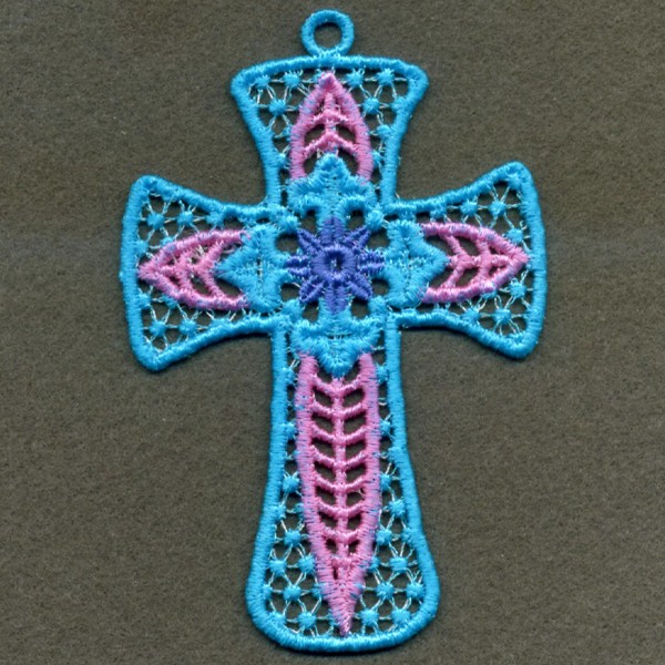 FSL Crosses Ornaments 3-12