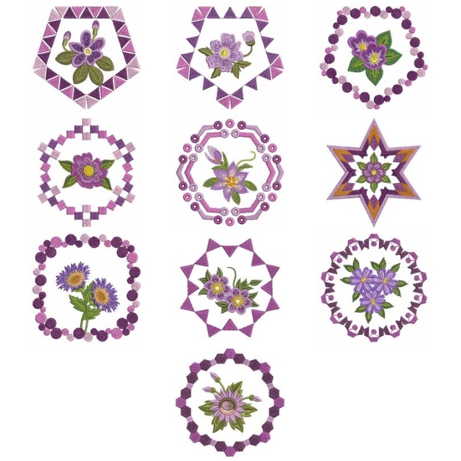 Fancy Flower Quilt OregonPatchWorks