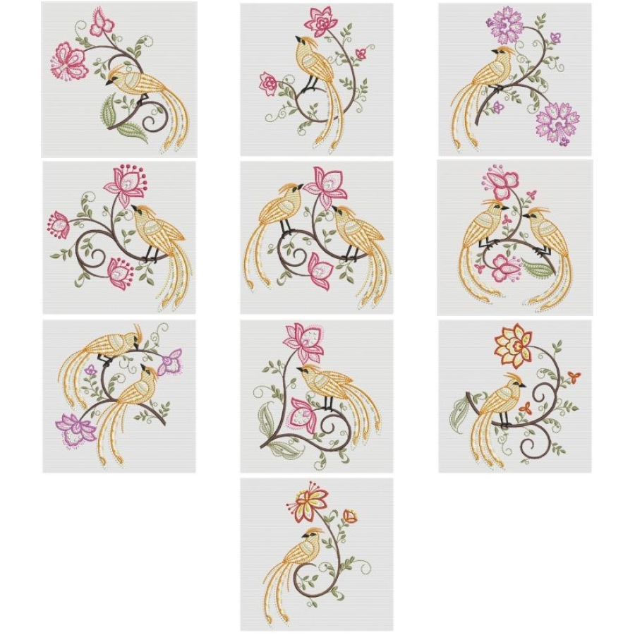 Jacobean Birds 2 OregonPatchWorks